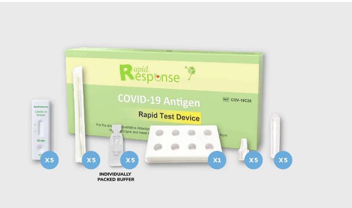 BTNX Rapid Response® COVID-19 Antigen Rapid Test Device - At Home
