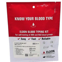 Cargar imagen en el visor de la galería, Kit de prueba de tipo de sangre | Grupo A, B, O y Rhesus D 
