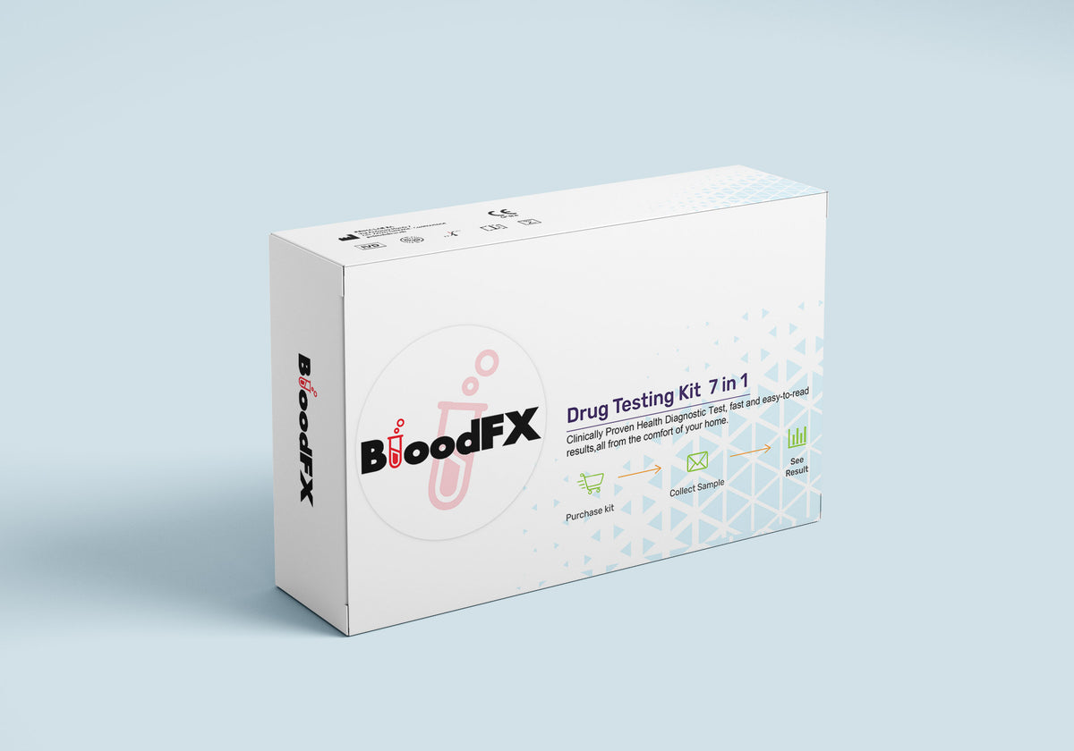 Drug Testing Kit | 7in1 (AMP/MET/BZO/COC/MTD/OPI/THC) Urine Panel Test